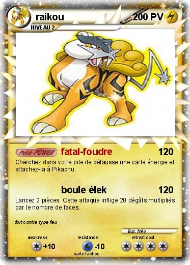 Pokemon raikou