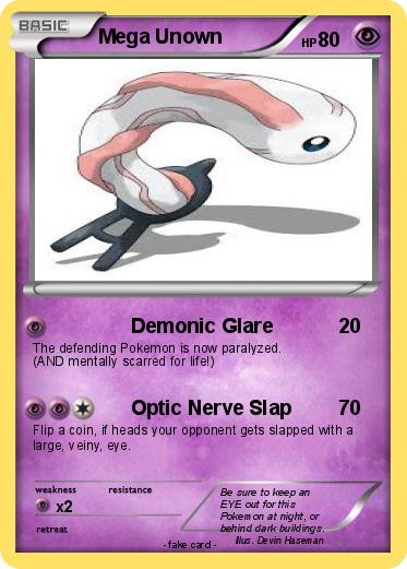 Pokemon Mega Unown