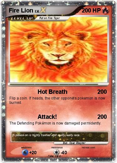 Pokemon Fire Lion