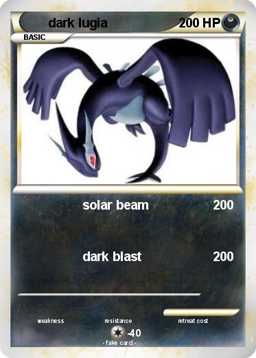 Pokemon dark lugia