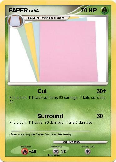 Pokemon PAPER