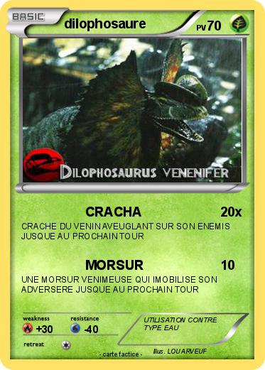 Pokemon dilophosaure