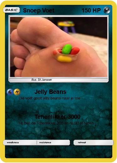 Pokemon Snoep Voet