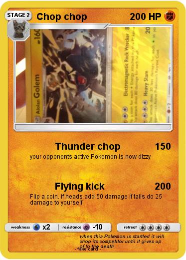 Pokemon Chop chop