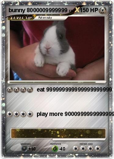 Pokemon bunny 8000009999999