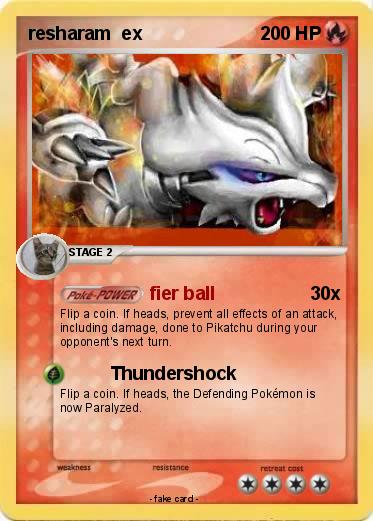 Pokemon resharam  ex