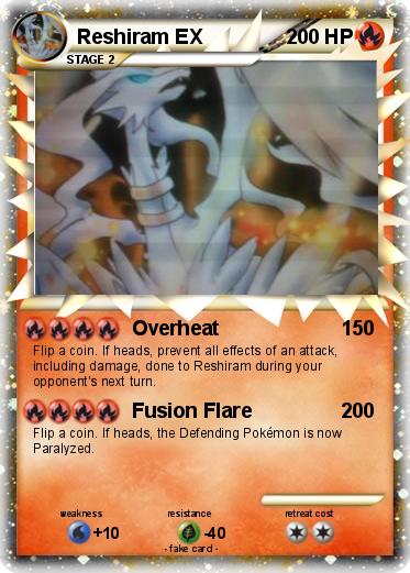 Pokemon Reshiram EX