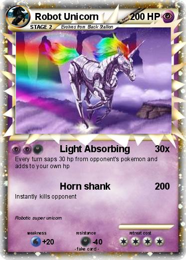 Pokemon Robot Unicorn