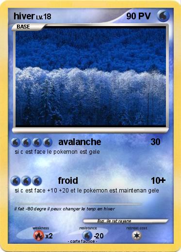 Pokemon hiver