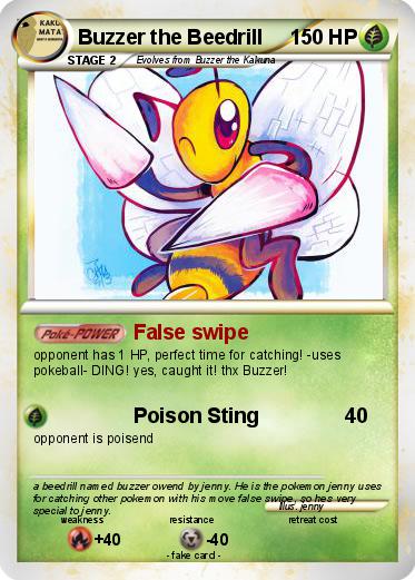 Pokemon Buzzer the Beedrill