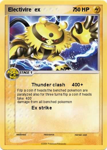 Pokemon Electivire  ex                      7