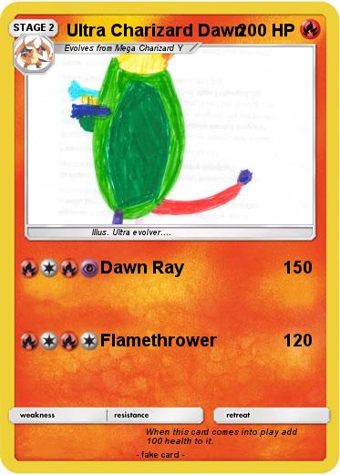 Pokemon Ultra Charizard Dawn