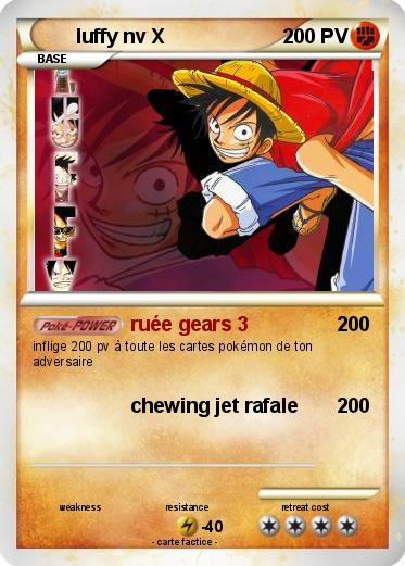 Pokemon luffy nv X