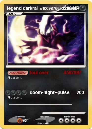Pokemon legend darkrai
