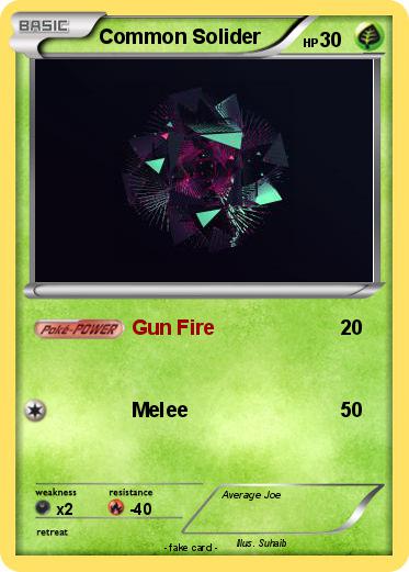 Pokemon Common Solider