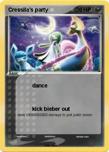 Pokemon Cressila's party
