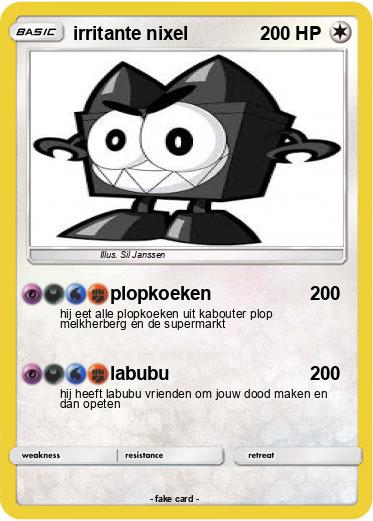 Pokemon irritante nixel