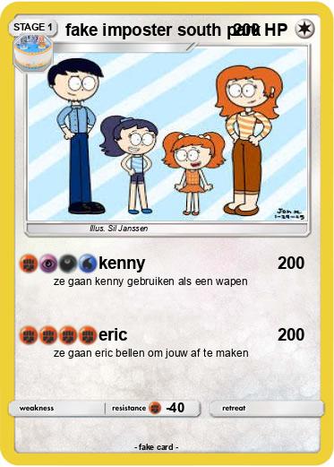 Pokemon fake imposter south park