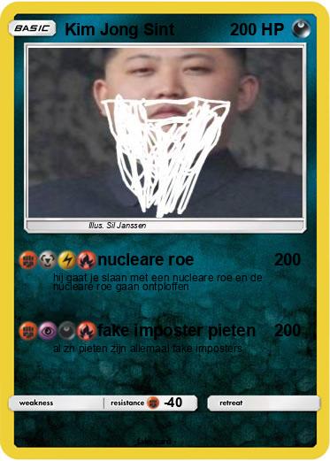 Pokemon Kim Jong Sint