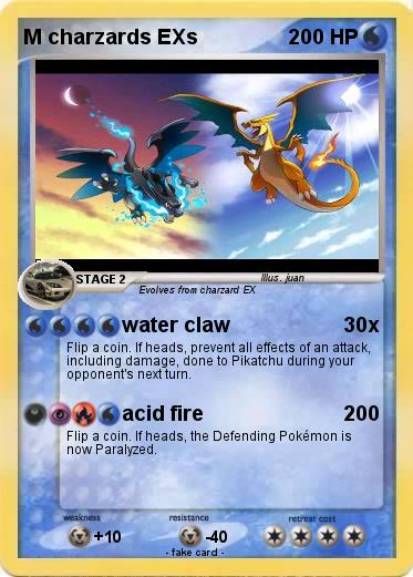 Pokemon M charzards EXs