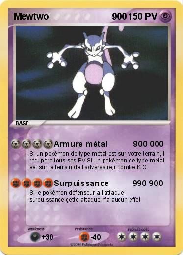 Pokemon Mewtwo                         900