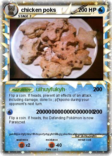 Pokemon chicken poks