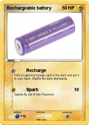 Pokemon Rechargeable battery