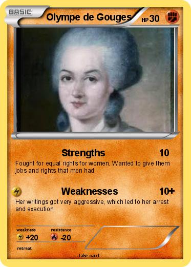 Pokemon Olympe de Gouges