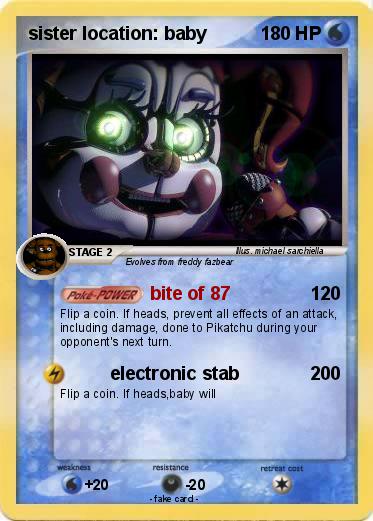 Pokemon sister location: baby