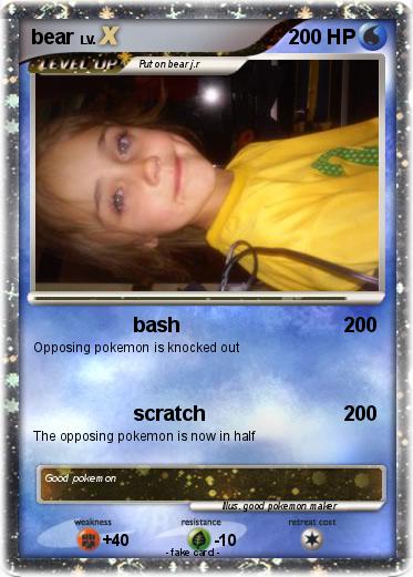 Pokemon bear