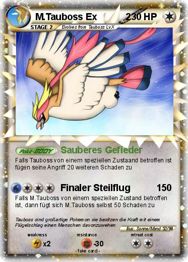 Pokemon M.Tauboss Ex           2