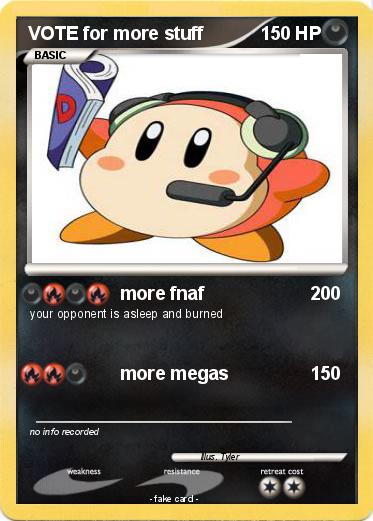 Pokemon VOTE for more stuff