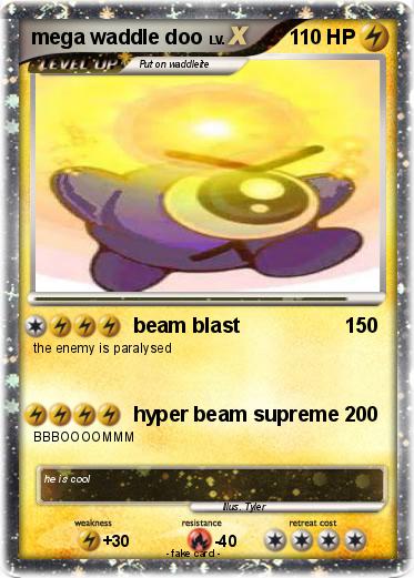 Pokemon mega waddle doo
