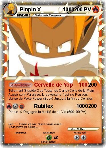 Pokemon Pinpin X               1000