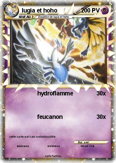 Pokemon lugia et hoho