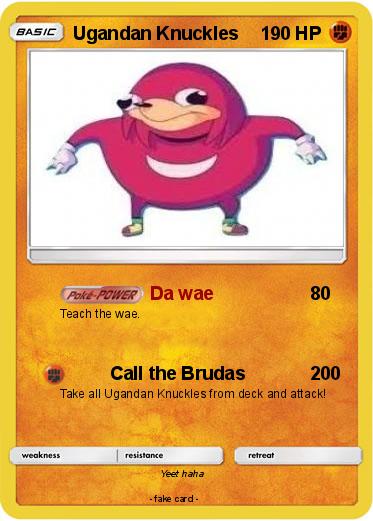 Pokemon Ugandan Knuckles
