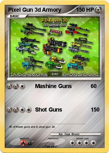 Pokemon Pixel Gun 3d Armory