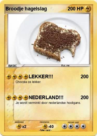 Pokemon Broodje hagelslag