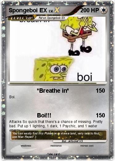 Pokemon Spongeboi EX