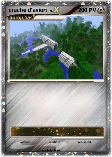 Pokemon crache d'avion