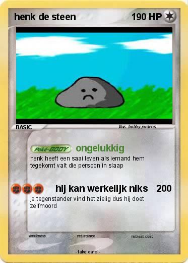 Pokemon henk de steen
