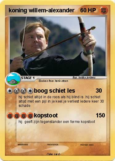 Pokemon koning willem-alexander