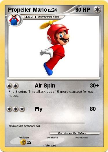 Pokemon Propeller Mario