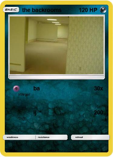 Pokemon the backrooms