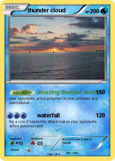 Pokemon thunder cloud