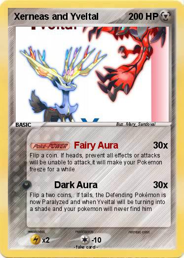 Pokemon Xerneas and Yveltal