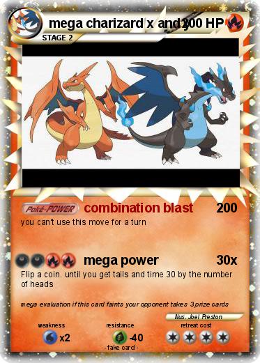 Pokemon mega charizard x and y