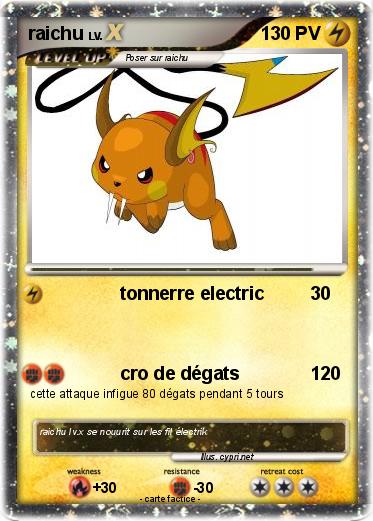 Pokemon raichu
