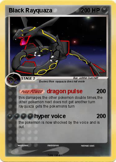 Pokemon Black Rayquaza