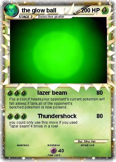 Pokemon the glow ball